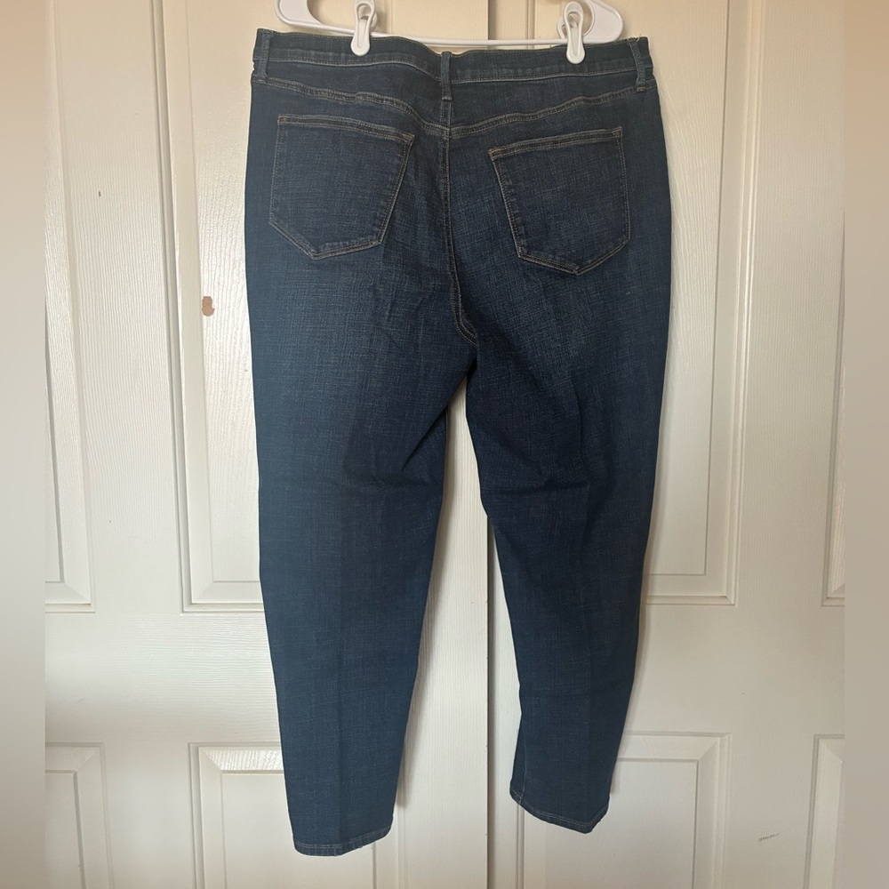 Sonoma Women's Boyfriend Denim Jeans Pants Distressed High Rise Straight Plus 18 - Picture 2 of 14